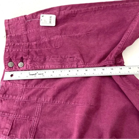 Free People Pants 32 Plum We the Free Jayde Cord High Rise Flare Corduroy - Picture 13 of 15